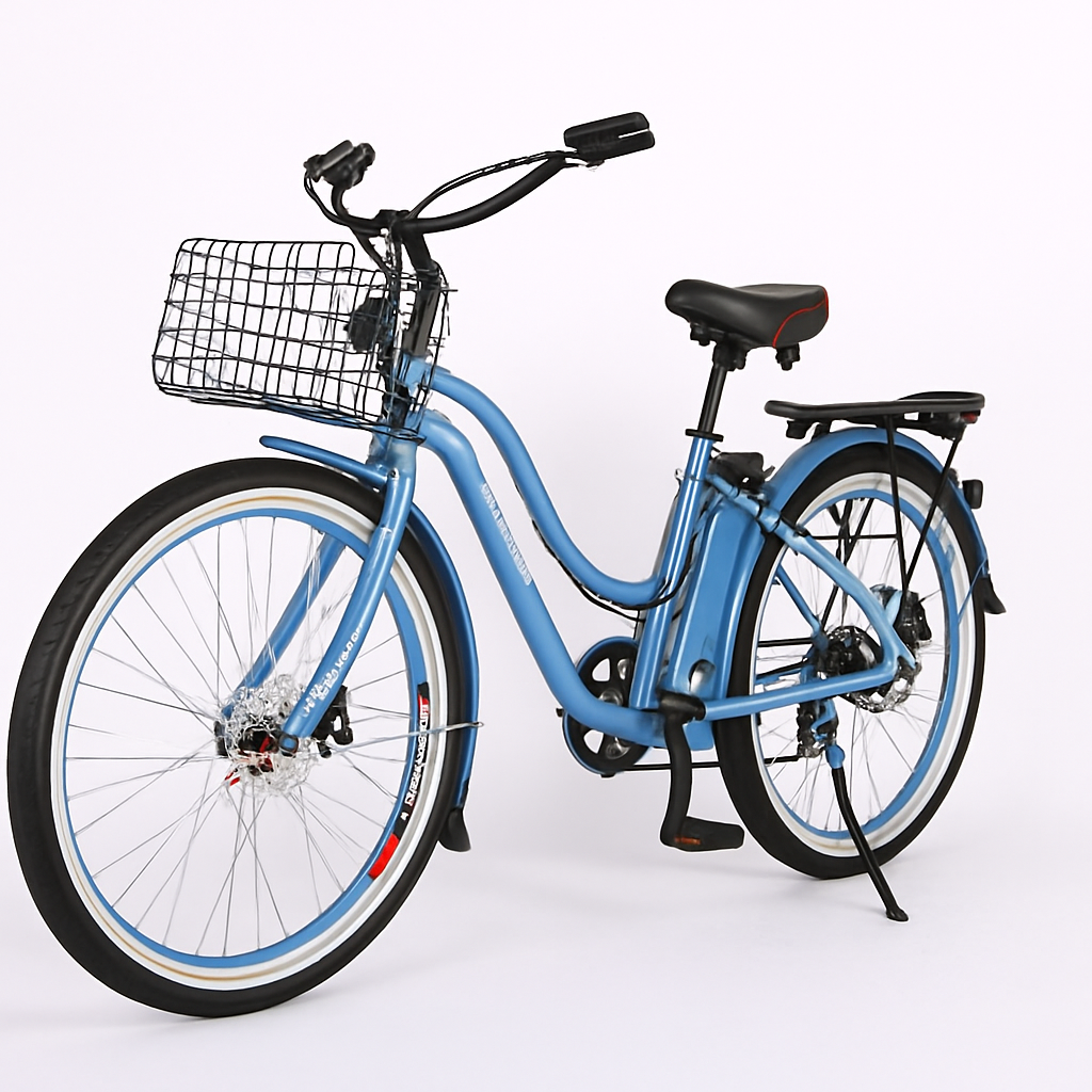 X-Treme Malibu Elite Max 36 Volt Beach Cruiser Electric Bike- 36MALIBU