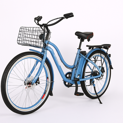 X-Treme Malibu Elite Max 36 Volt Beach Cruiser Electric Bike- 36MALIBU