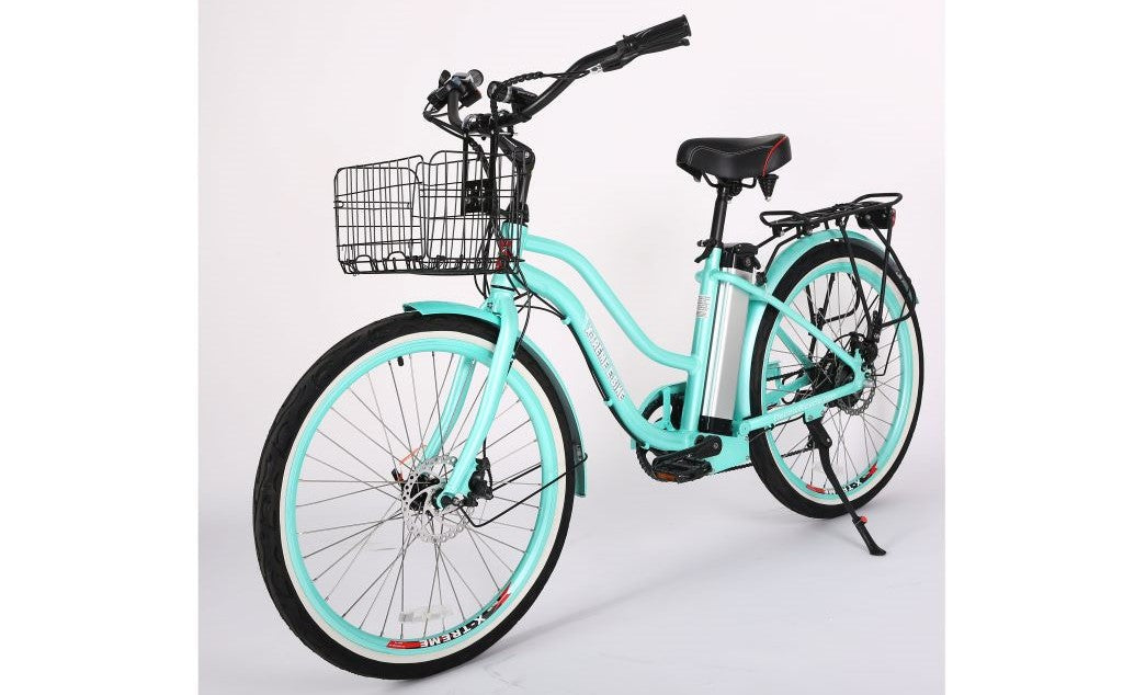 X-Treme Malibu Elite 24 Volt Beach Cruiser Electric Bike