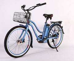 X-Treme Malibu Elite Max 36 Volt Beach Cruiser Electric Bike- 36MALIBU