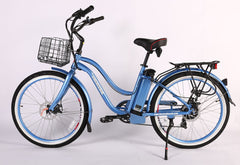 X-Treme Malibu Elite Max 36 Volt Beach Cruiser Electric Bike- 36MALIBU